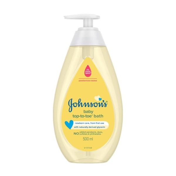Johnson’s Baby Top to Toe Baby Bath, 500ml