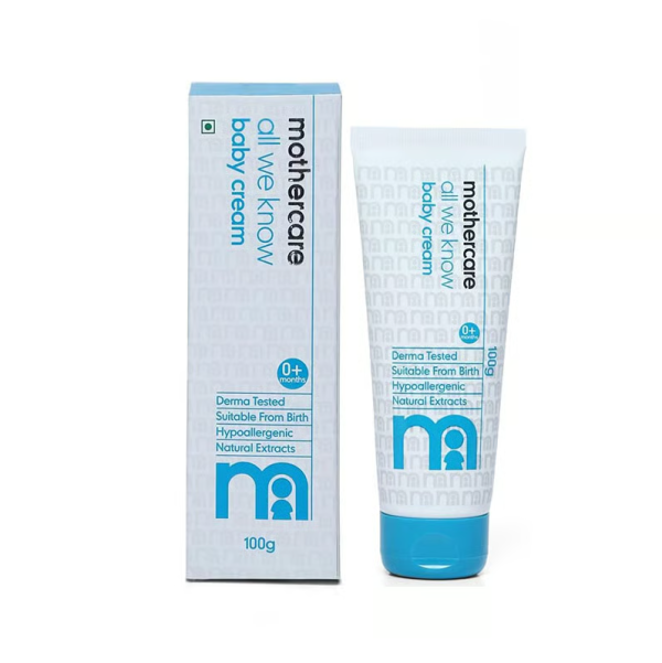 Mothercare All We Know Baby Cream 0m+ 100g