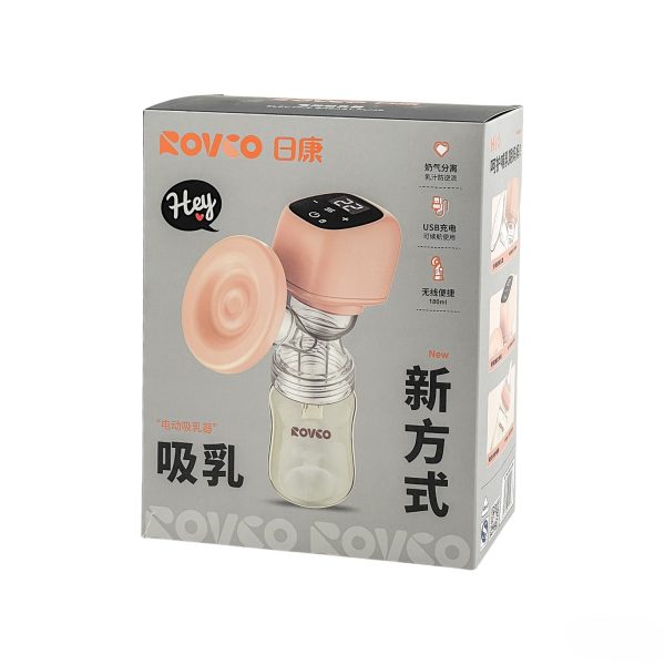 Rovco Portable Electric Breast Pump with 180ml PPSU Bottle – Rechargeable