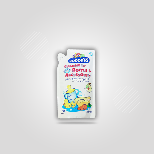Kodomo Cleanser For Baby Bottle & Accessories (Refill Pack – 700 ML)