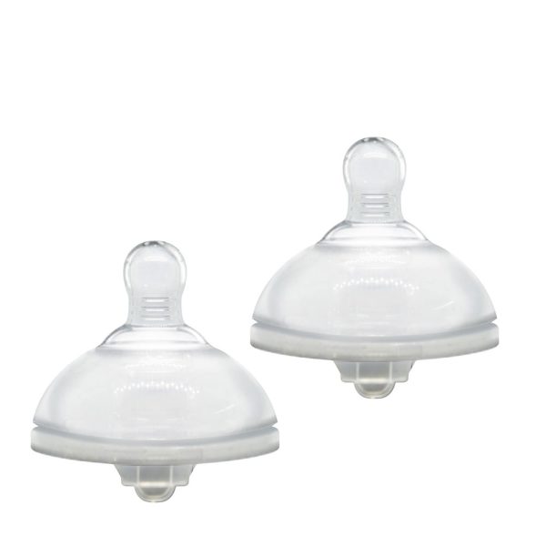 Pur Gentle Touch Wide Neck Nipple (2pc – Size M) – (9822)