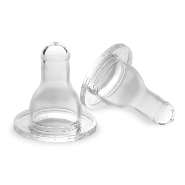 Pur Classic Slim Neck Silicone Nipple (2pcs – Size M) – (3282)