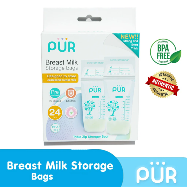 PUR Breast Milk Storage Bags – 24 Bags (6207/23)