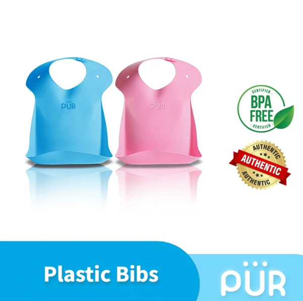 Pur Plastic Bibs (1pcs) – (6904)