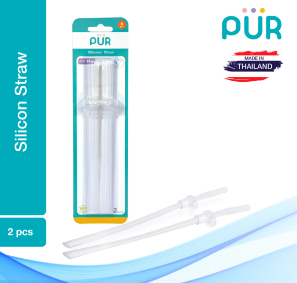 Pur Silicone Straw (2pc) – (9208)