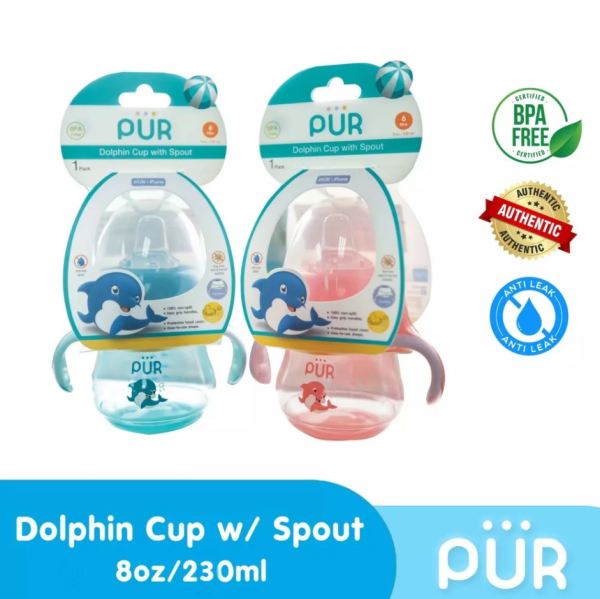Pur Dolphin Cup With Spout 8oz./230ml. – (5509)