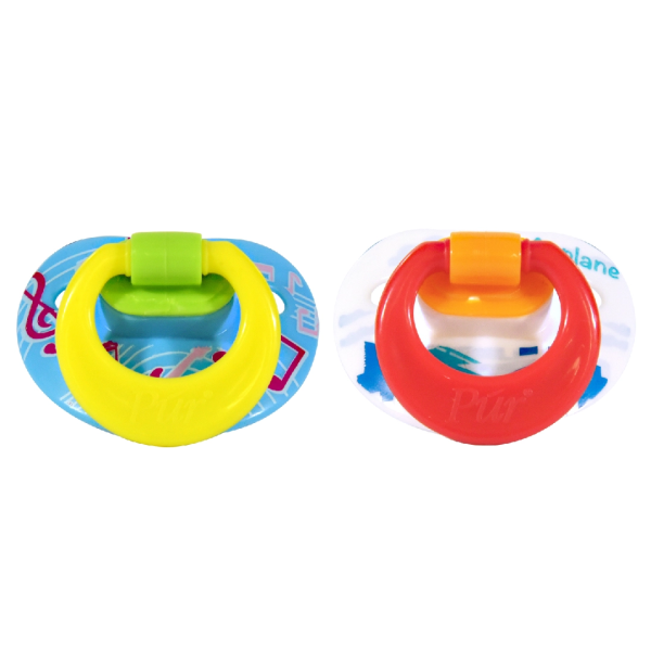 Pur Orthodontic Silicone Soother (6m+)- Pacifier (14031) Style May Vary 1 Pcs