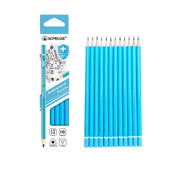 Acmeliae HB Antibacterial Pencils 12pcs Box (43853)