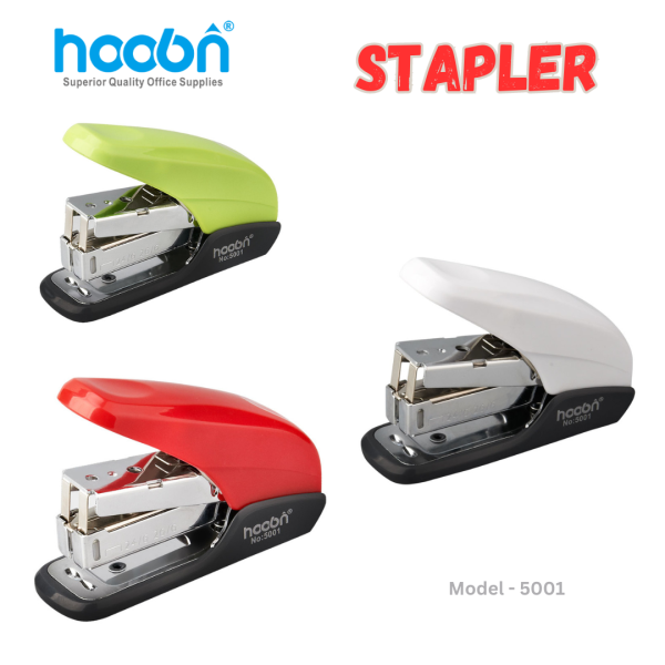 Hoobn 5001 Stapler (5836 – Green / Red / White)