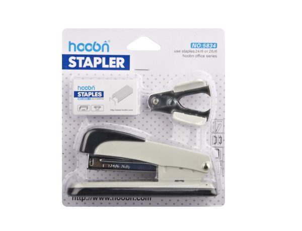 Hoobn Stapler Set- (5834 Black / Blue / White)