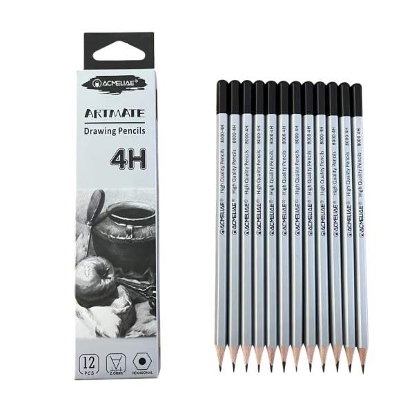 Acmeliae 4H Drawing Pencils 12pcs Box (8000-4H)