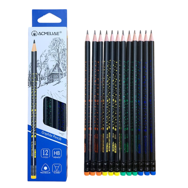 Acmeliae HB Graphite Pencils 12pcs Box (43127)