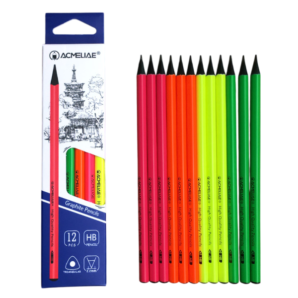 ACMELIAE HB Graphite Pencils 12 Pcs (43515)