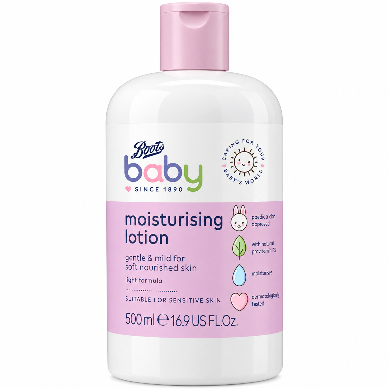 Boots Baby Moisturising Lotion Bottle
