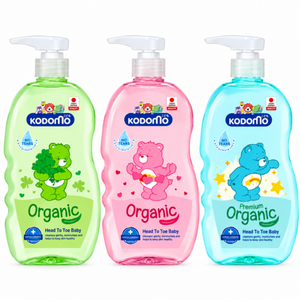 Kodomo Baby Hair and Body Wash 800ml 1 Pcs ( The Color Of The Product Depend On Stock)