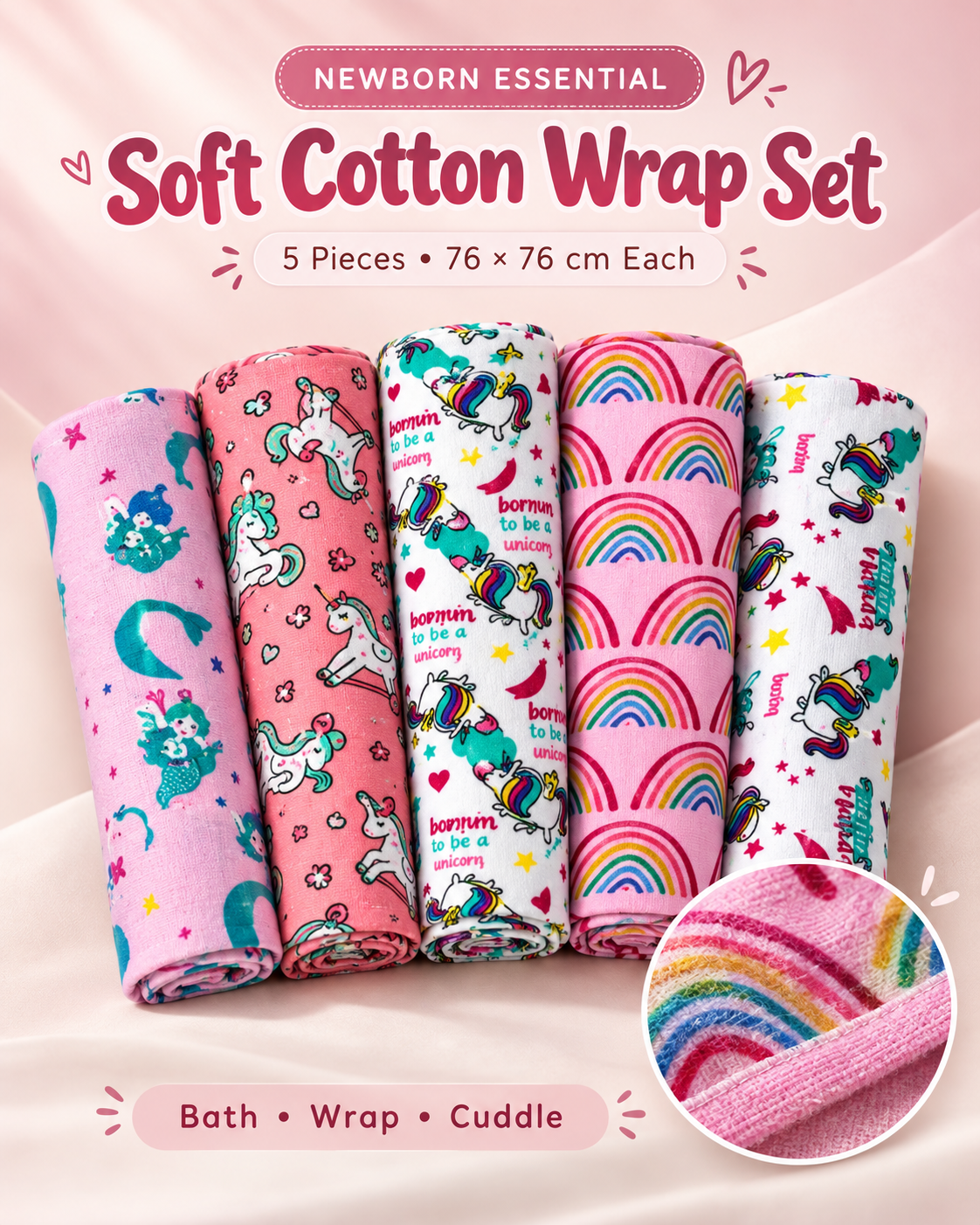 Soft Cotton Wrap Set Ad